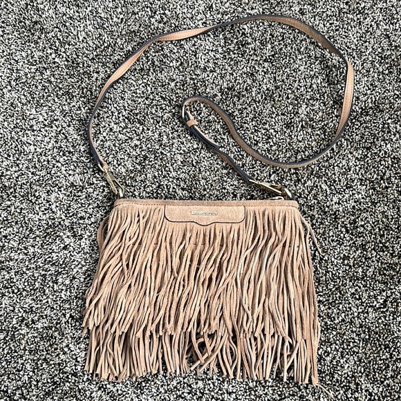 Rebecca Minkoff Handbags - Rebecca Minkoff Brown Fringe Crossbody, worn once